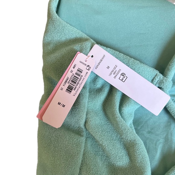 NWT Essential Terry Strappy Back Scoop One-Piece - Picture 6 of 7